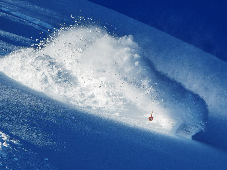 Get the biggest face shot of your life in Alaska